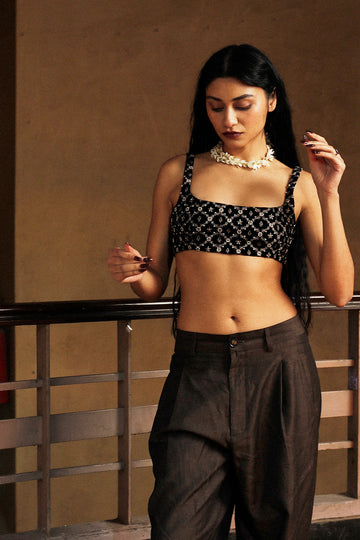 'JAAL' Choli Crop Blouse (Women)